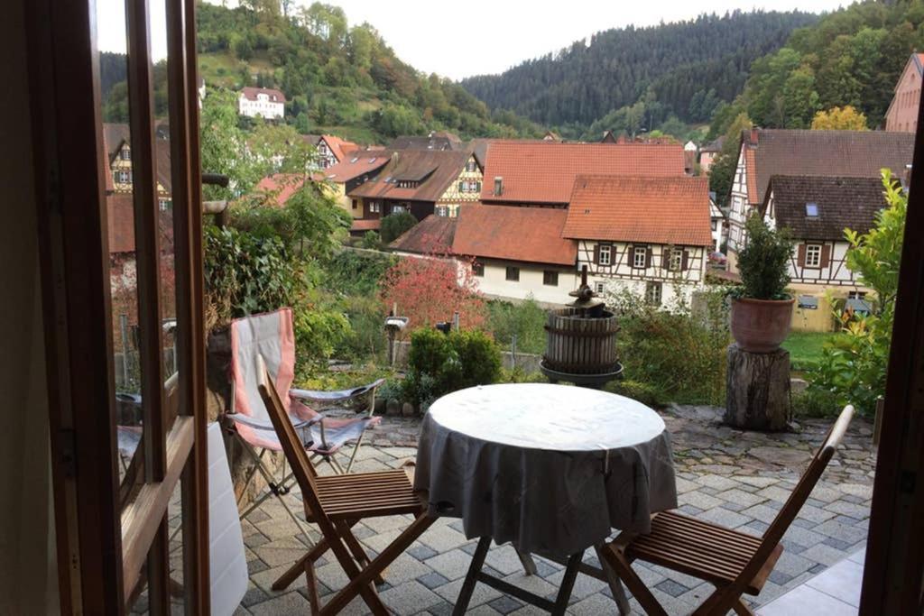Urlaub Mit Blick Auf Schiltachs Fachwerkhaeuser エクステリア 写真