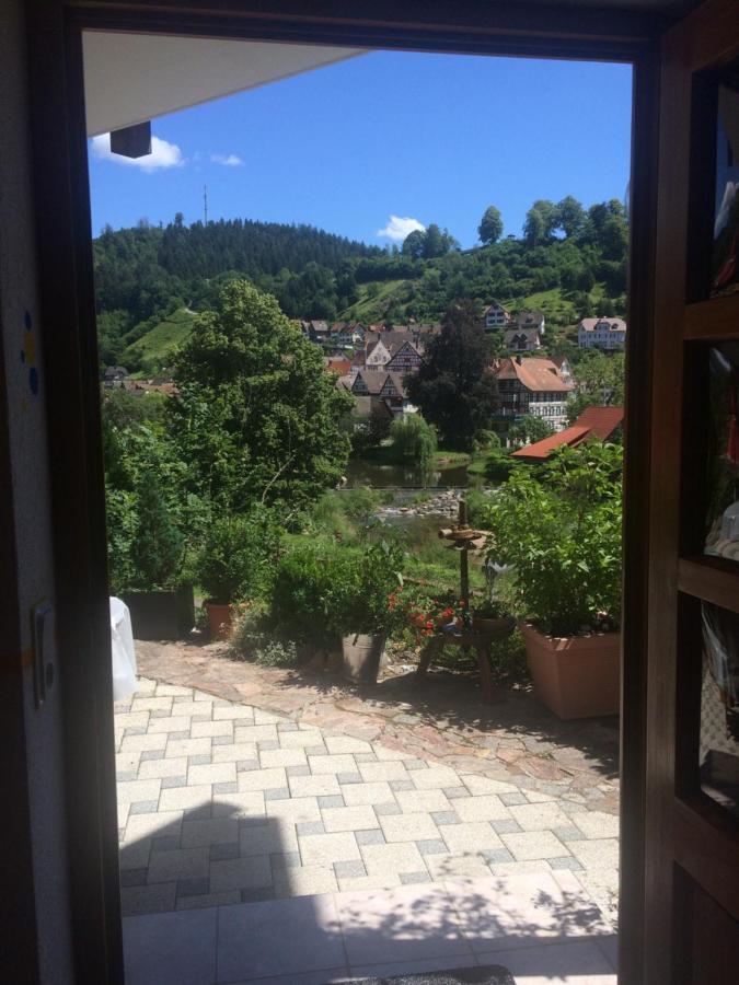 Urlaub Mit Blick Auf Schiltachs Fachwerkhaeuser エクステリア 写真